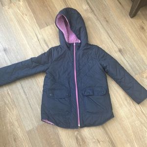 J.Crew Crewcuts reversible girls quilted jacket